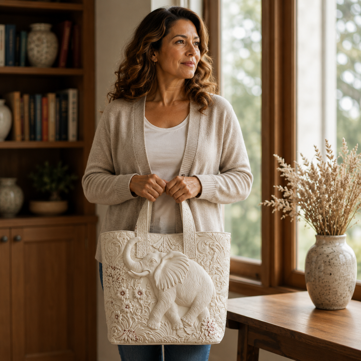 Sac artisanal | Éléphant