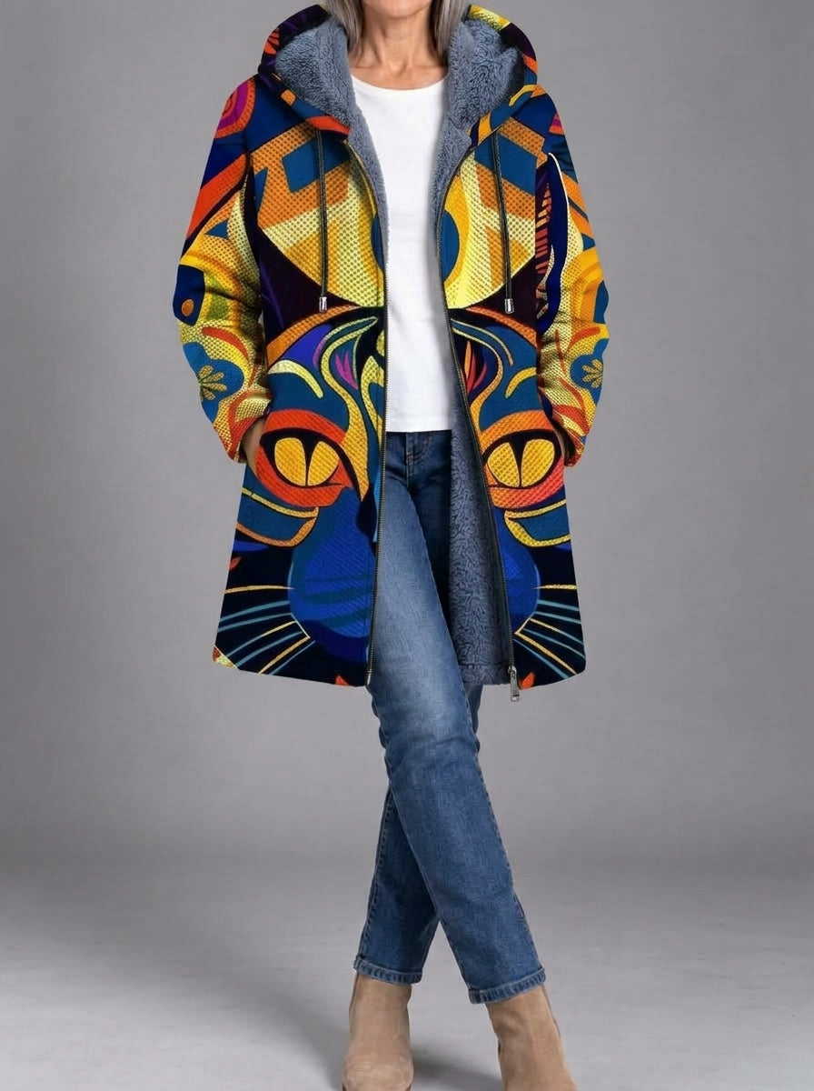 Louise – Manteau Artistique