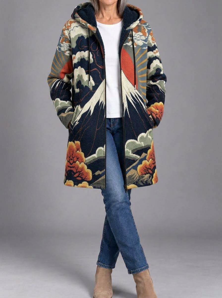 Nathalie – Manteau Artistique