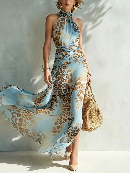 Daniela | Robe à imprimé animal
