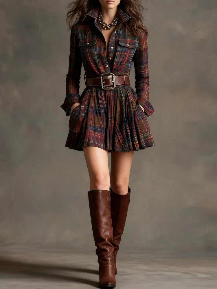 Mini vestido vintage