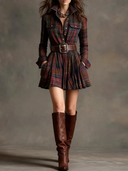 Mini vestido vintage