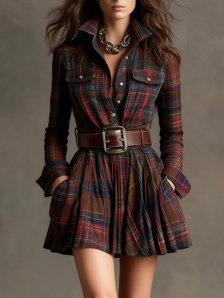 Mini vestido vintage