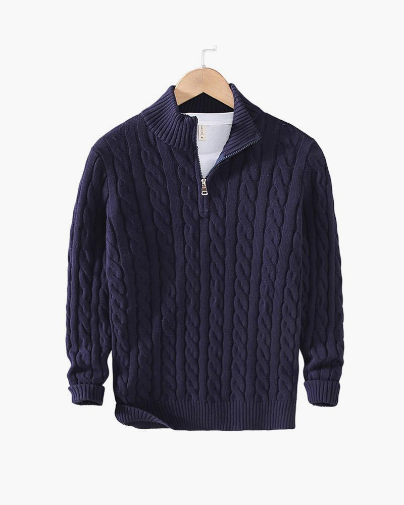 Pull Torsadé Zippé TAEBAEK