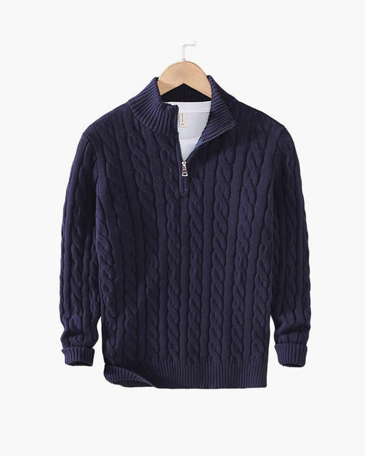 Pull Torsadé Zippé TAEBAEK