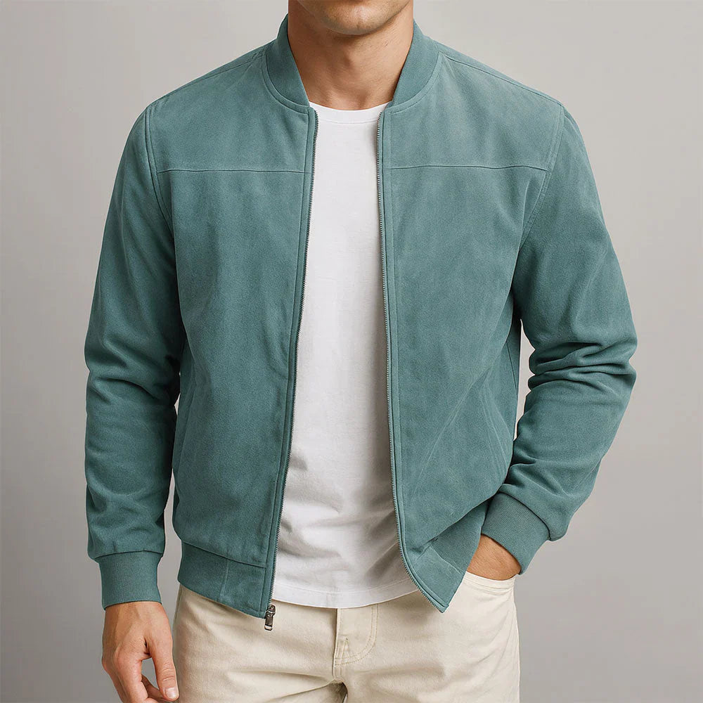 NORDLYN | Urban Suede Leather Jacket