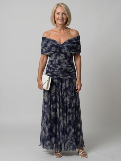 Calen™ Élégante Robe Midi Florale