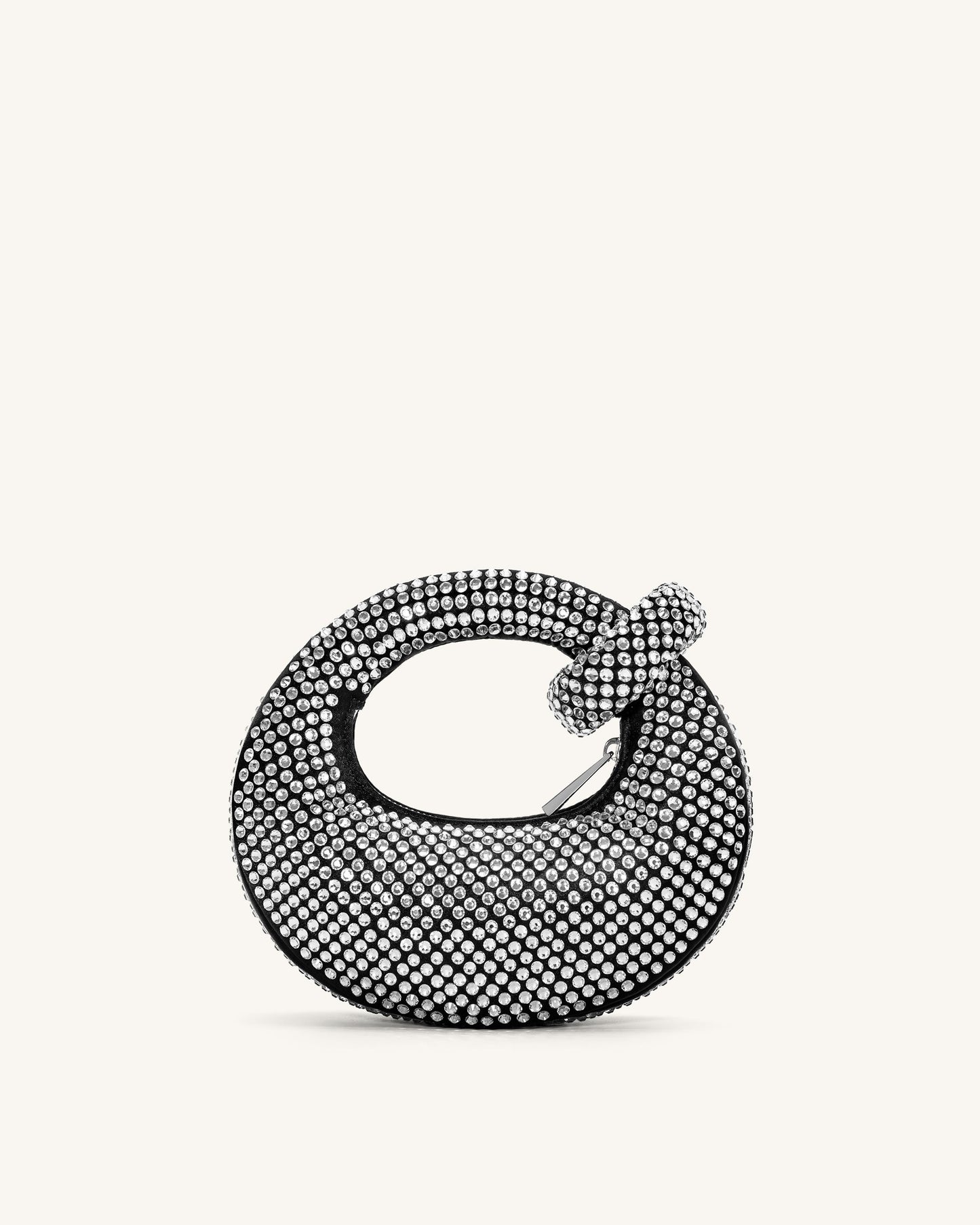Abacus Borsa a Mano Mini Cristalli Artificiali - Nero