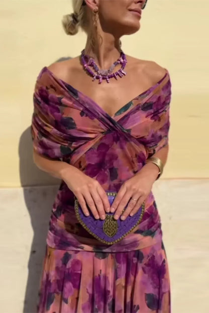 Louise | Vestido Elegante Maxi con Escote en V