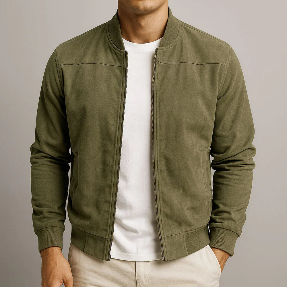 NORDLYN | Urban Suede Leather Jacket