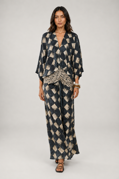 Maelia | Robe Mosaïque Méditerranéenne