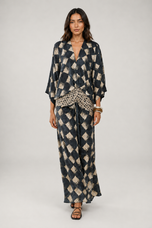 Maelia | Robe Mosaïque Méditerranéenne