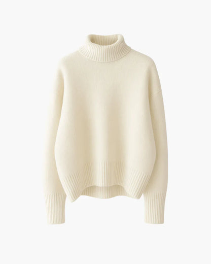Suéter cuello alto suave