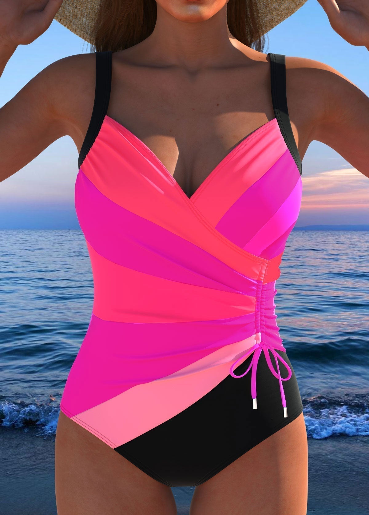 Mayte | Maillot de bain croisé qui affine et met la silhouette en valeur