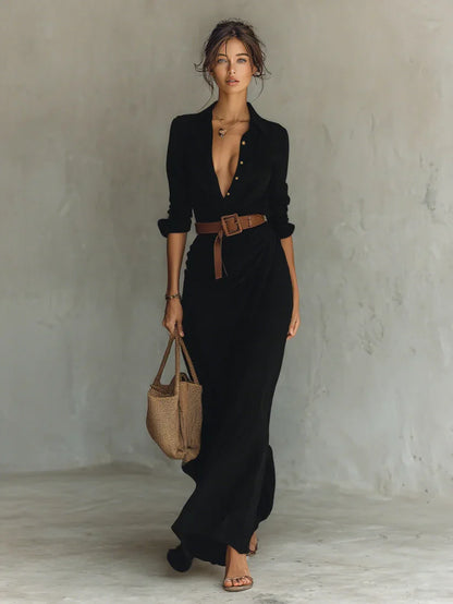 VICTORIA | Robe longue élégante et confortable