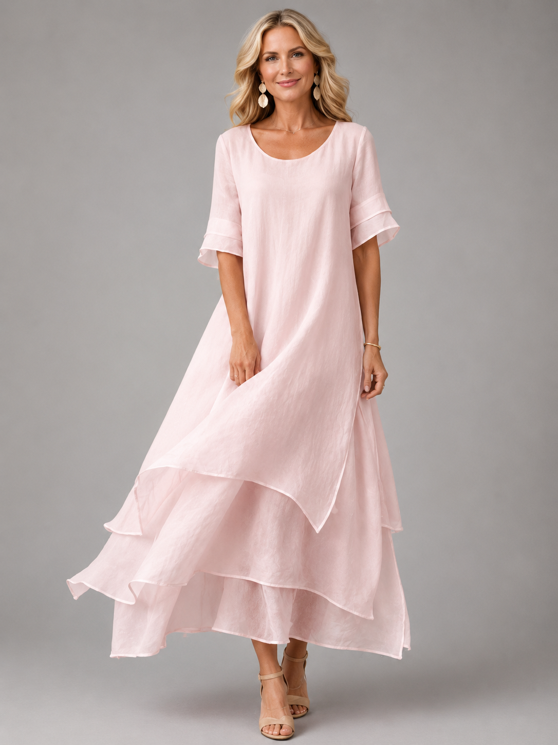 Liora™ Robe Maxi Grace Fluide
