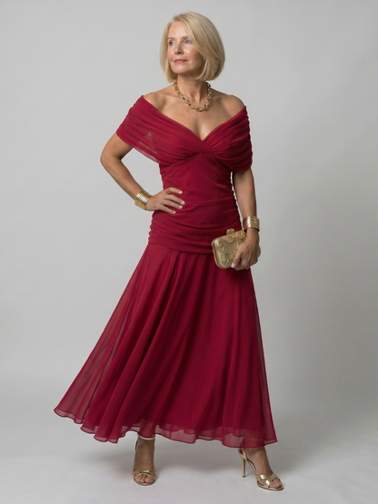 Calen™ Élégante Robe Midi Florale