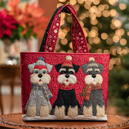 Sac artisanal | Trio de Schnauzers