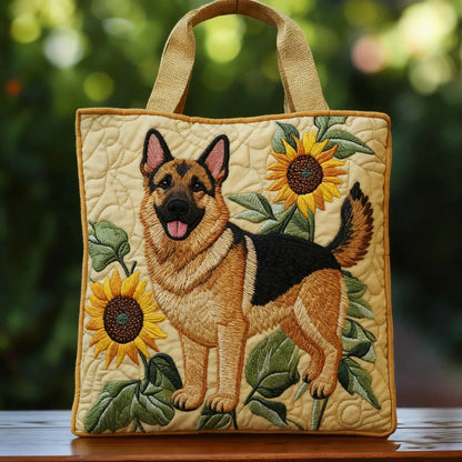 Sac artisanal | Berger allemand floral