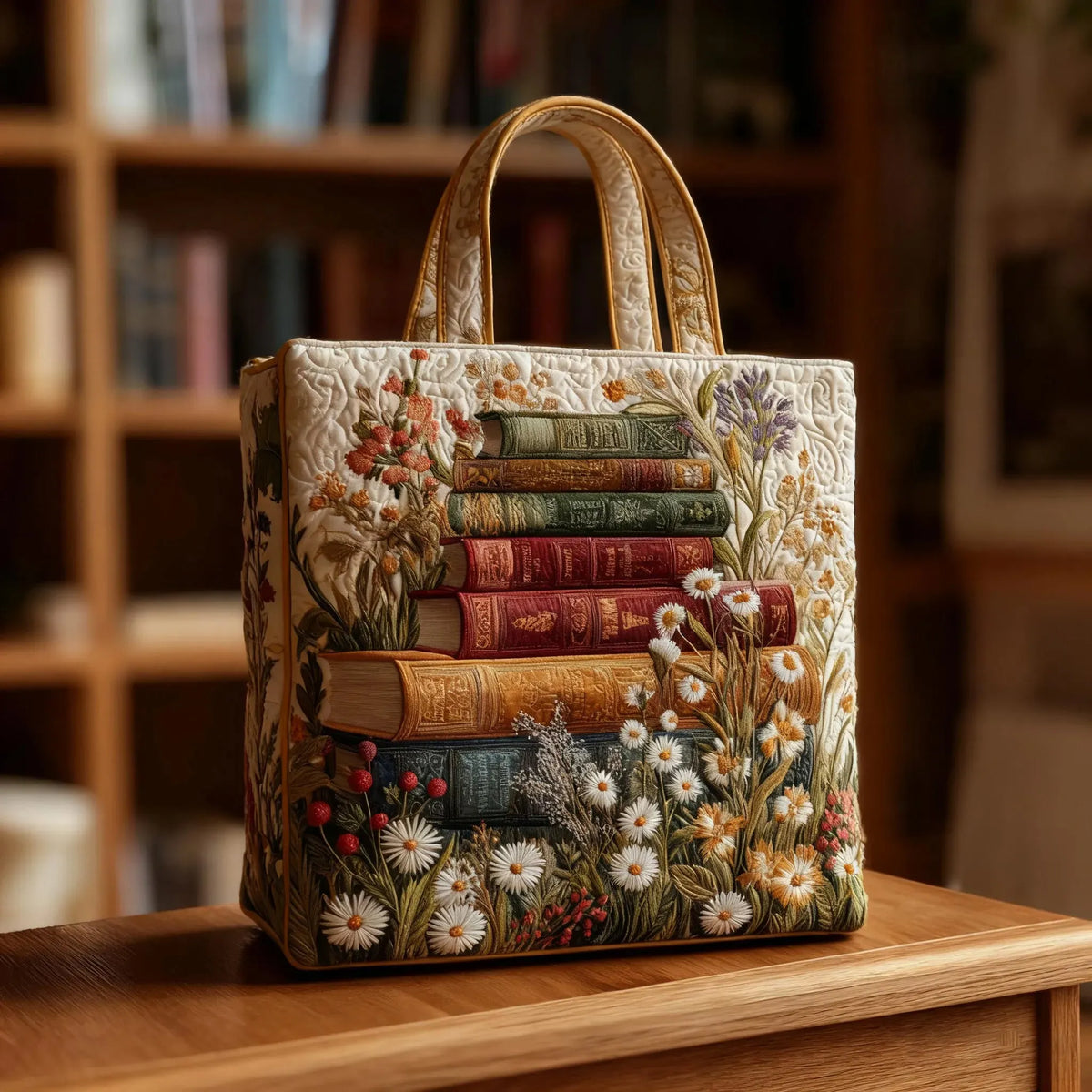 Sac artisanal | Motif floral élégant