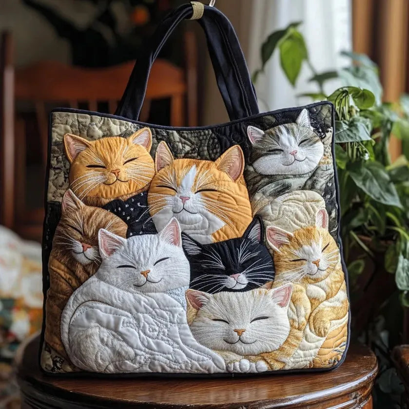 Sac artisanal | Chatons endormis