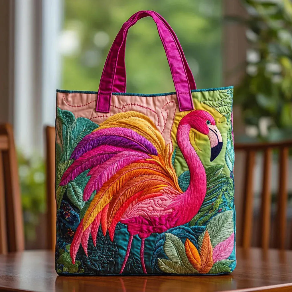 Sac artisanal | Flamenco arc-en-ciel