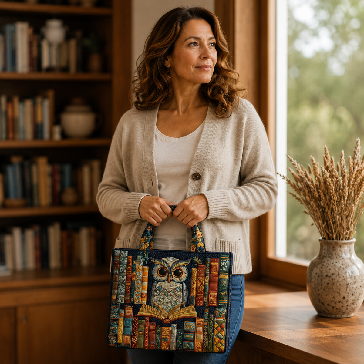 Sac artisanal | Hibou et Livres Anciens