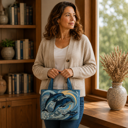 Sac artisanal | Dauphin de l'océan