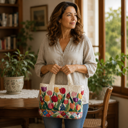 Sac artisanal | Jardin de Tulipes