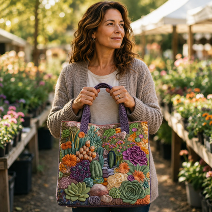 Sac artisanal | Jardin de succulentes