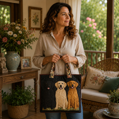 Sac artisanal | Trois labradors