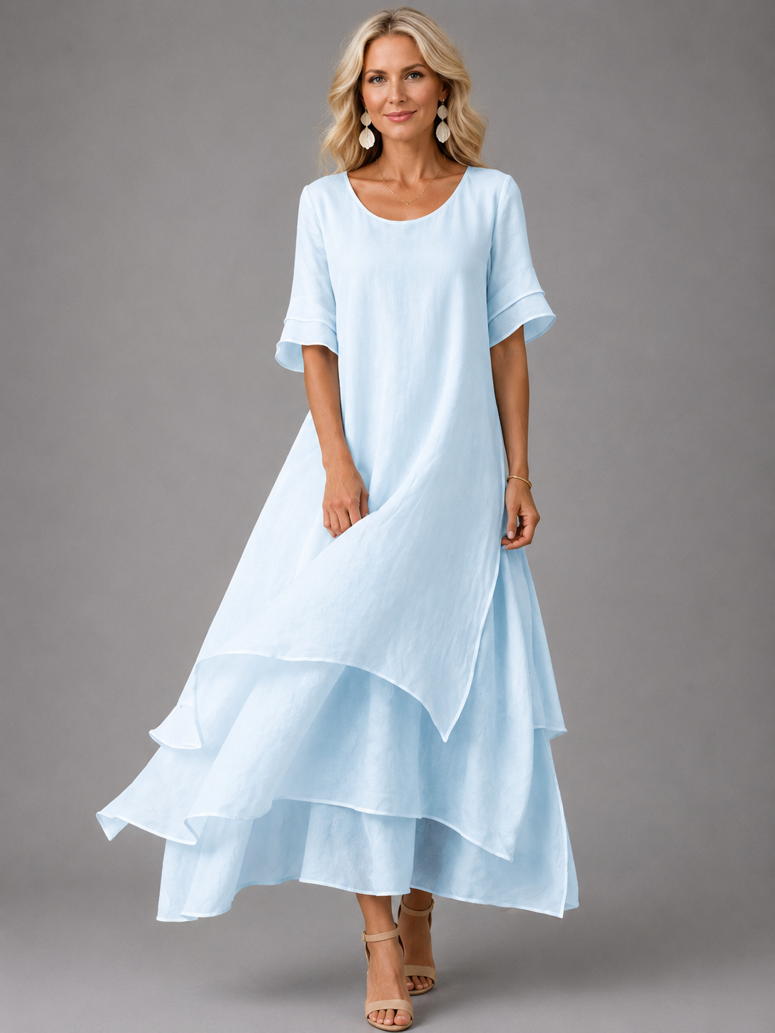 Liora™ Robe Maxi Grace Fluide