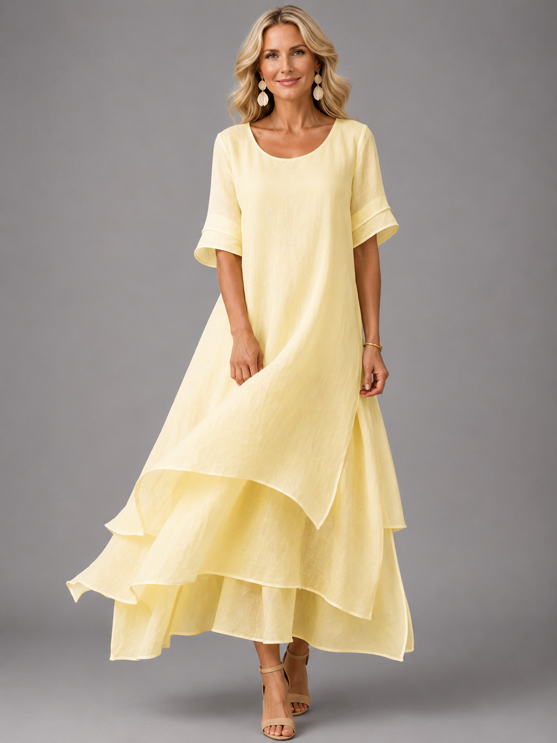 Liora™ Robe Maxi Grace Fluide