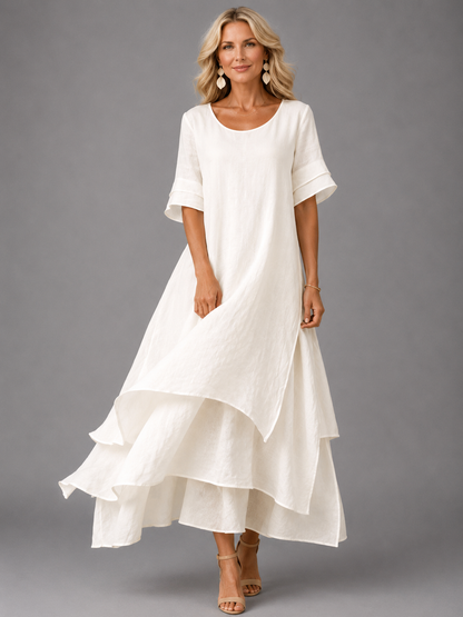 Liora™ Robe Maxi Grace Fluide