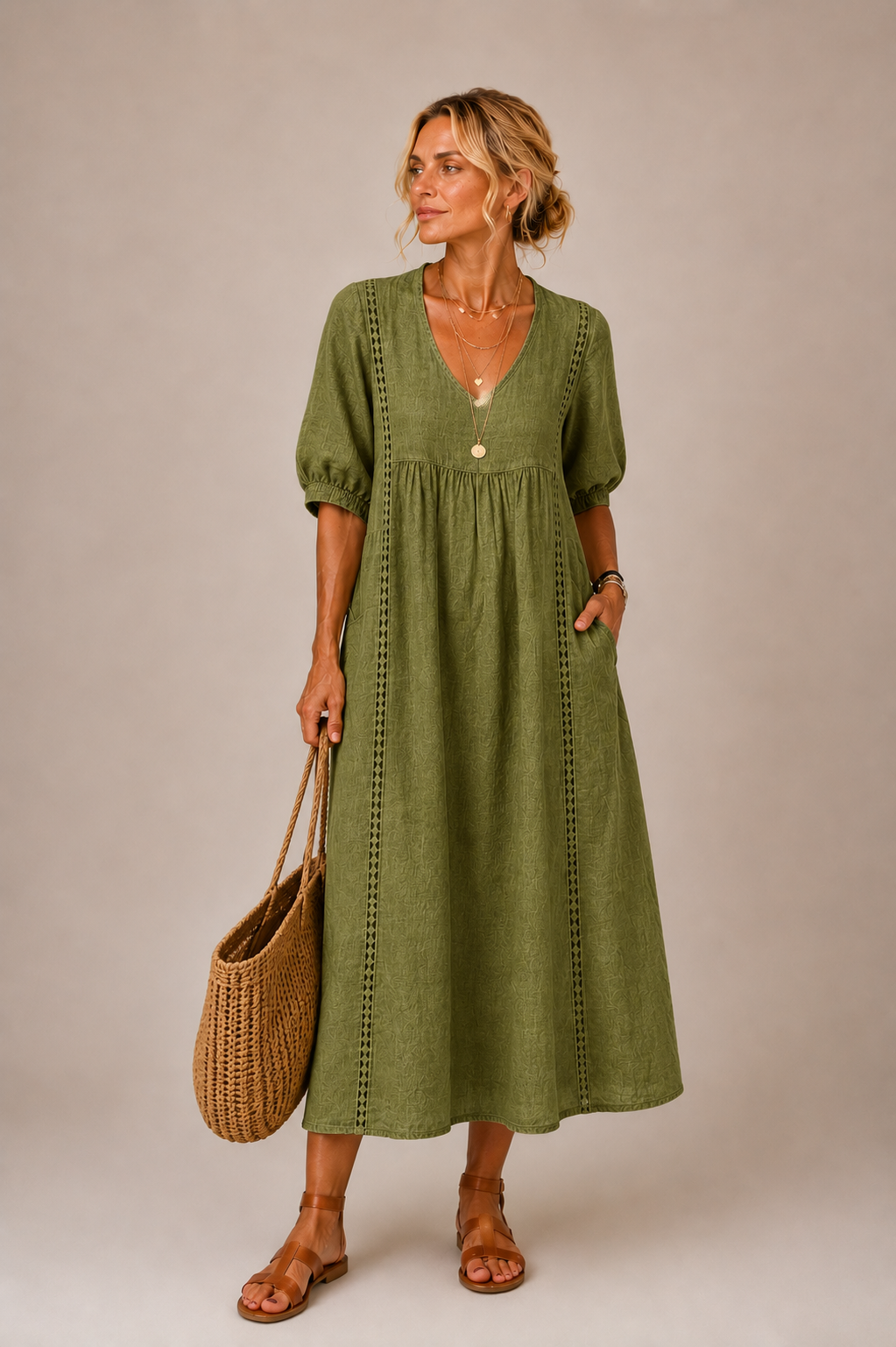 Sefi | Robe midi d'été