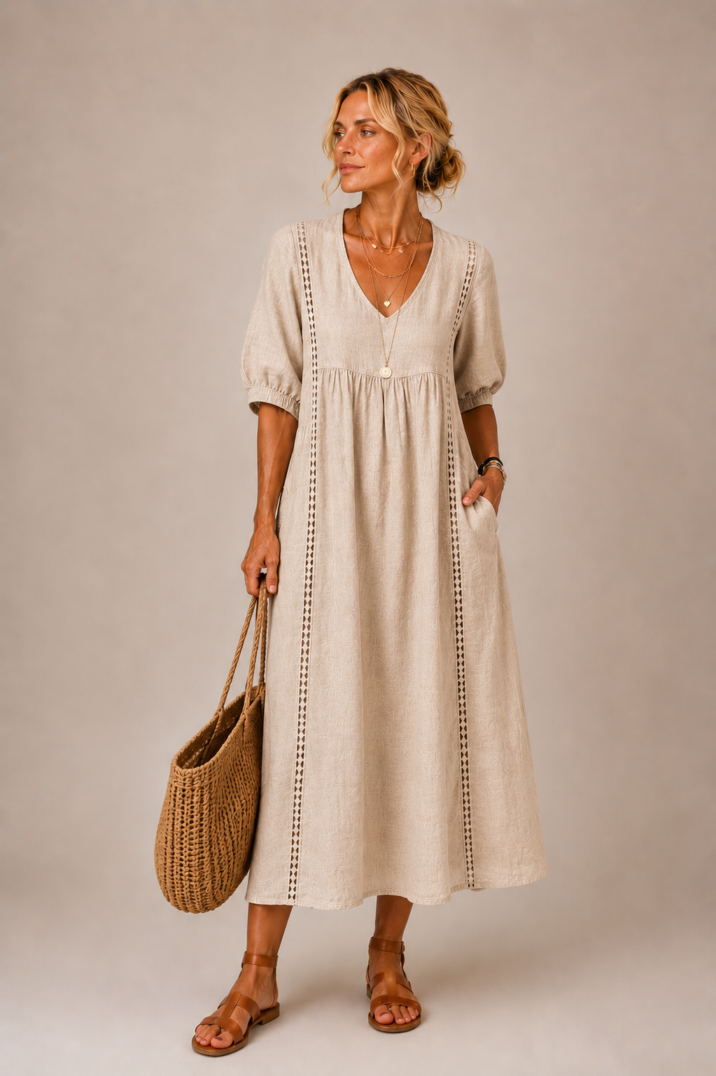 Sefi | Robe midi d'été