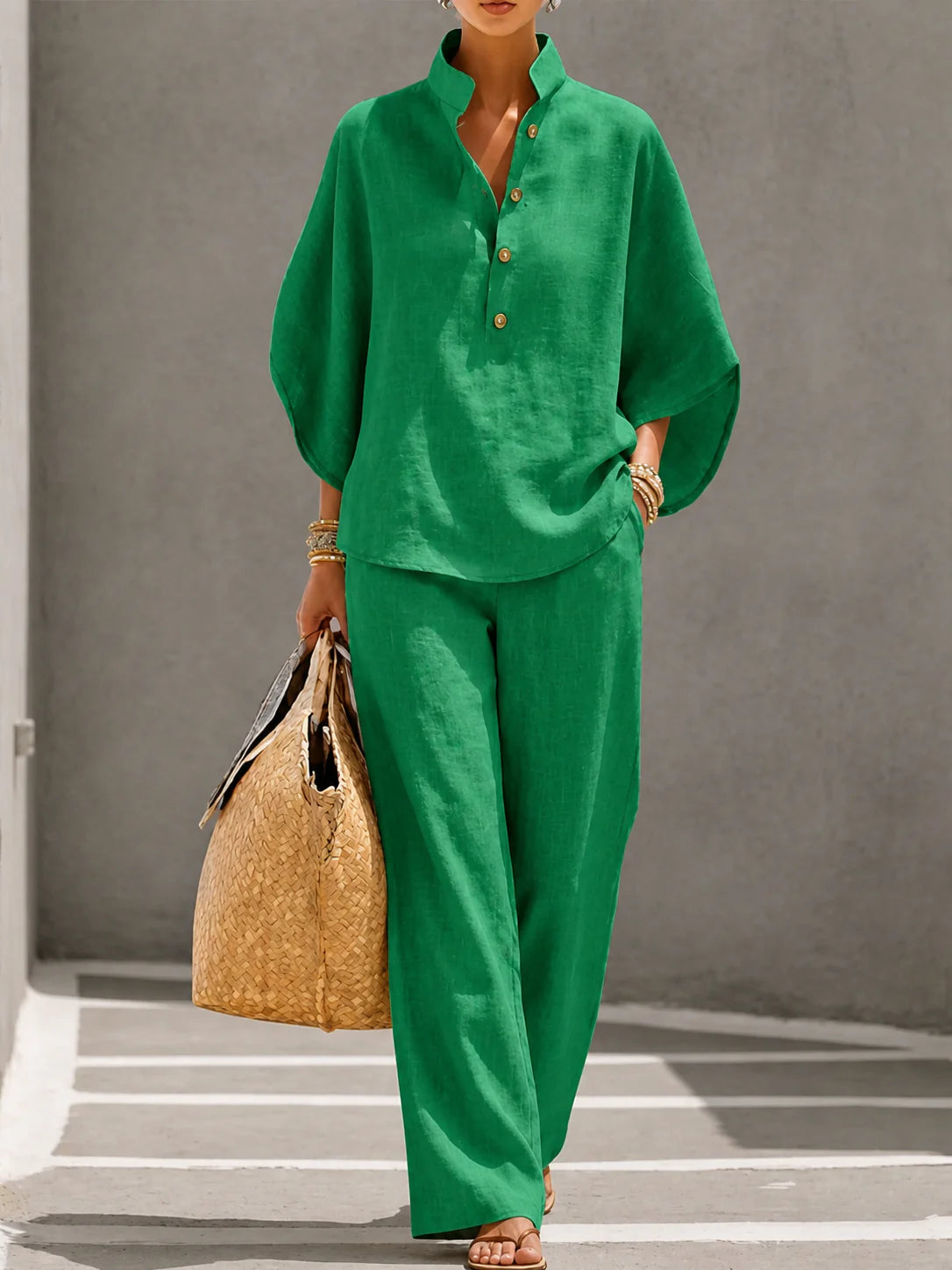 CAMILLE | Ensemble Chemise & Pantalon