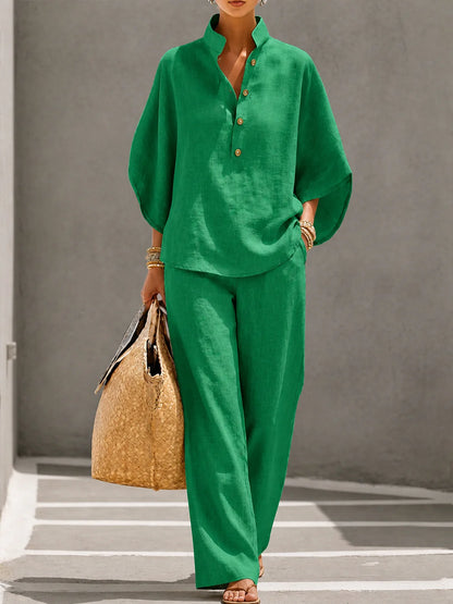 CAMILLE | Ensemble Chemise & Pantalon