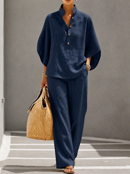 CAMILLE | Ensemble Chemise & Pantalon
