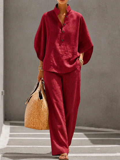 CAMILLE | Ensemble Chemise & Pantalon