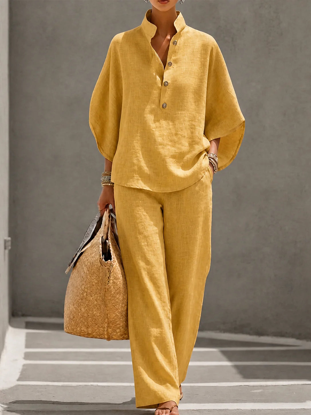 CAMILLE | Ensemble Chemise & Pantalon