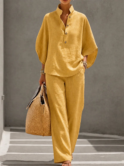 CAMILLE | Ensemble Chemise & Pantalon