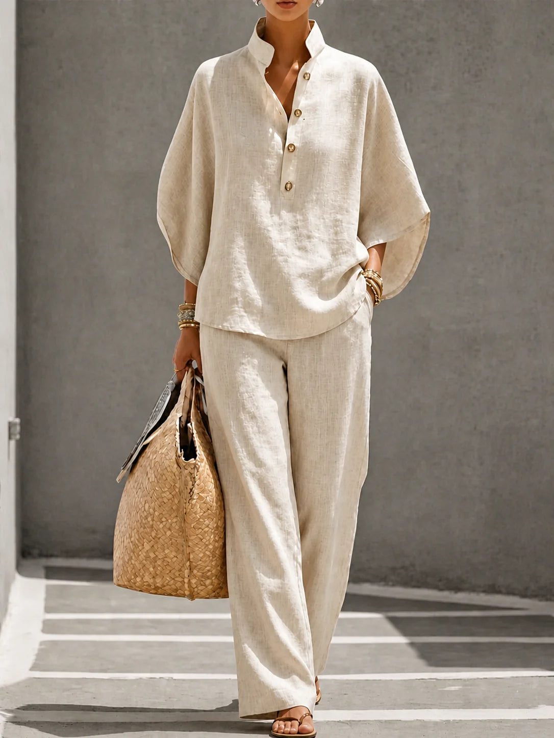 CAMILLE | Ensemble Chemise & Pantalon