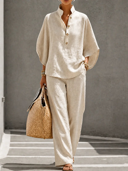 CAMILLE | Ensemble Chemise & Pantalon