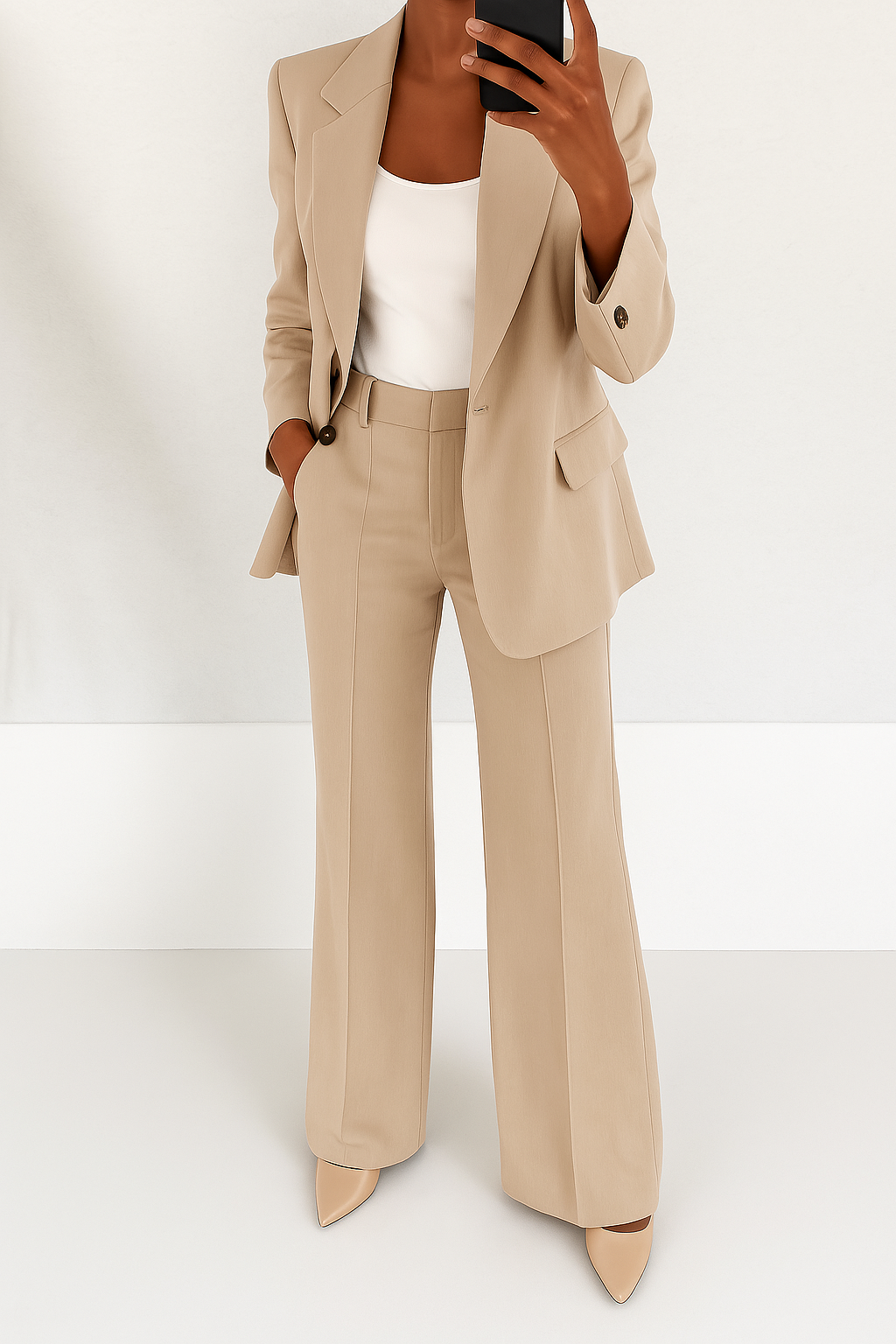Patrizia | Tailleur Élégant de Style Couture