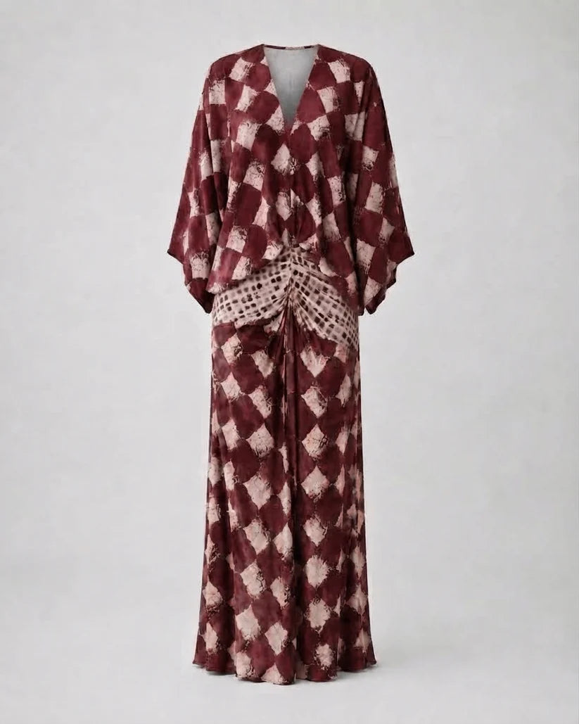 Maelia | Robe Mosaïque Méditerranéenne