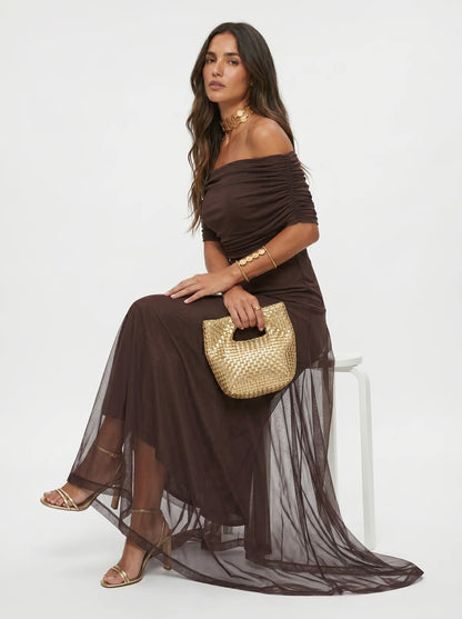 CHARLOTE | Robe Élégante Style Palazzo 2026