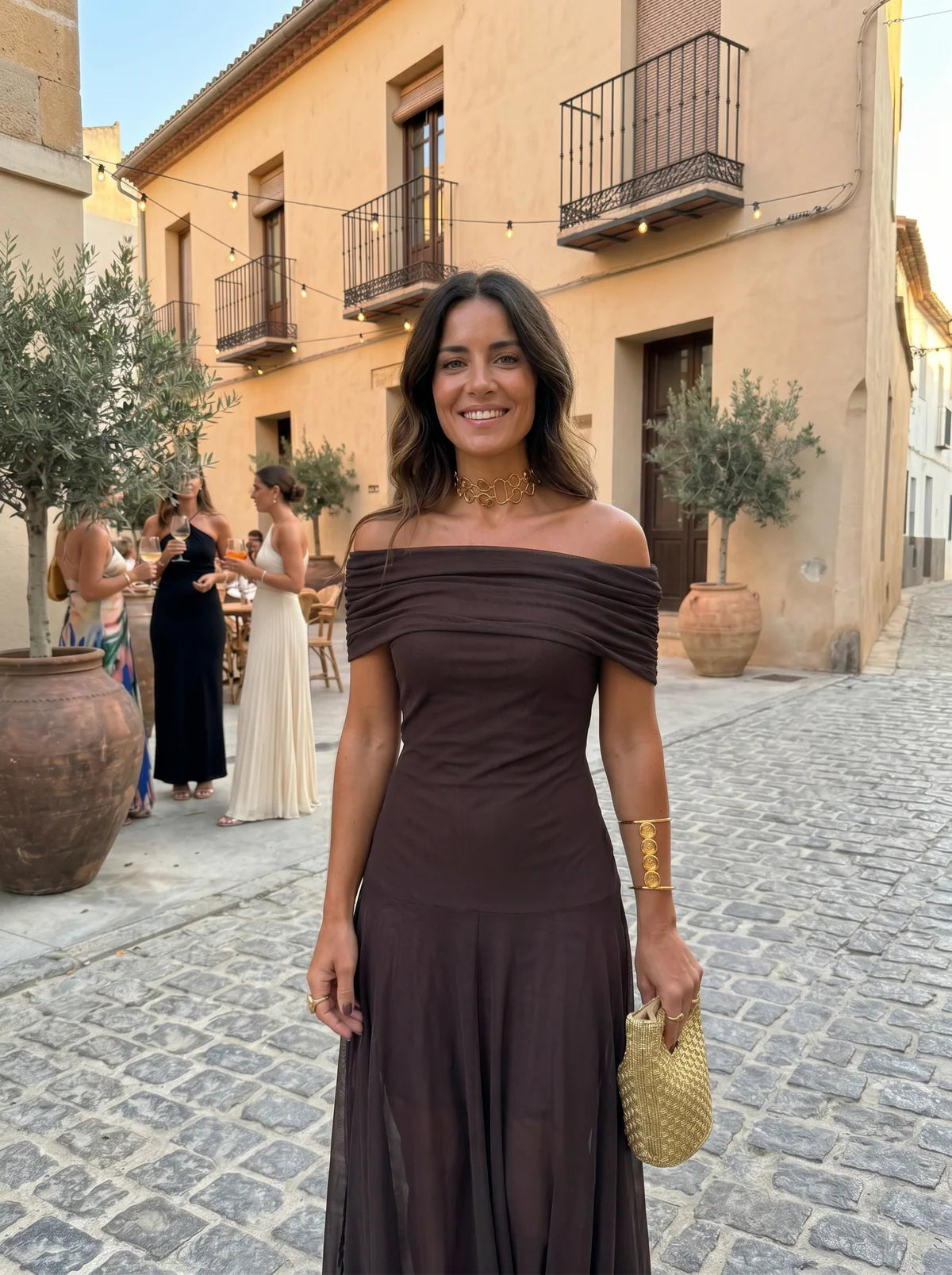 CHARLOTE | Robe Élégante Style Palazzo 2026