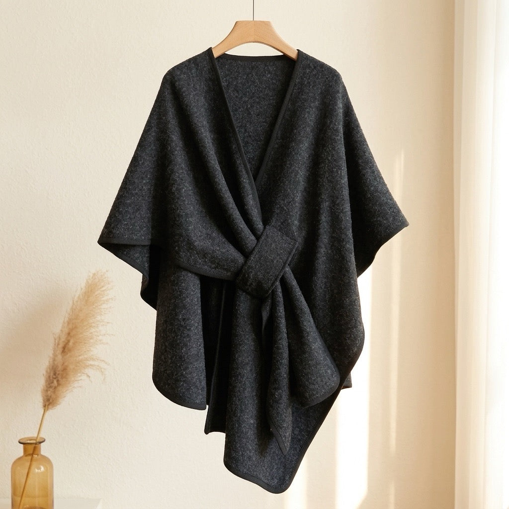 Écharpe Poncho Longue