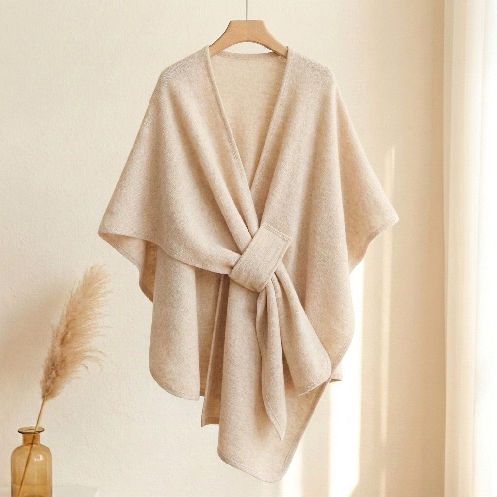 Écharpe Poncho Longue